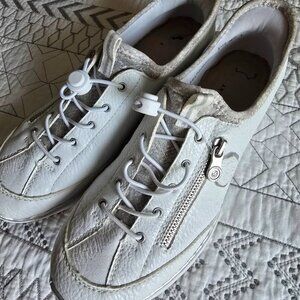 Women's Rieker Nikita F1 - Weiss/Silverflower/Argento Sz 11 EU 42 EUC